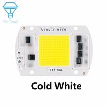 LED AC230V 50W COB LED Smart IC Fit For DIY LED Outdoor Lighting White Warm White Green Red Blue Full Spectrum Light LED bulb 2024 - buy cheap