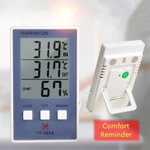 Digital Thermometer Hygrometer Indoor Outdoor Temperature Humidity Meter C/F LCD Display Sensor Probe Weather Station 2024 - buy cheap