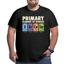 Camiseta masculina tops de algodão premium, mesa periódica de humor, sarcasm ciências engraçadas, elementos primários de químico 2024 - compre barato