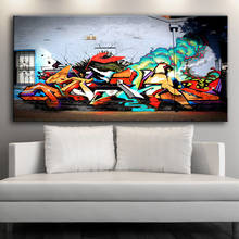 Decoración de estilo escandinavo para sala de estar, pintura abstracta colorida en lienzo, póster impreso, imágenes artísticas de pared para dormitorio, sin marco 2024 - compra barato