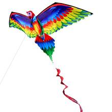 Fantastic 3D Parrot Kite Single Line Flying Kites with Tail and Handle for Adult and Kid Classical Outdoor Sport 2024 - buy cheap