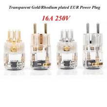 HI-End Schuko Plug EU Version Power Plugs for Audio Power Cable 24K Gold Plated Male Plug Female IEC Connector 2024 - buy cheap