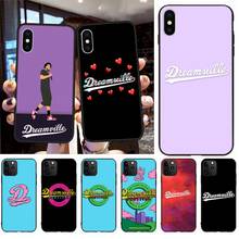 Чехол для телефона CUTEWANAN Dreamville, черный мягкий резиновый чехол из ТПУ для iPhone 11 pro XS MAX 8 7 6 6S Plus X 5S SE 2020 XR 2024 - купить недорого