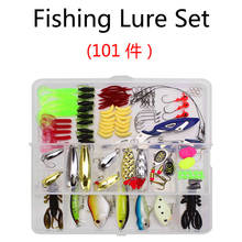 Lure Kit Set Hook Artificial/VIB/Popper/Spoon/Spinner/Crank Bait/All For Fishing Tackle Box Accessories Crankbait 101pcs Minnow 2024 - buy cheap