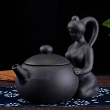 Yixing-TETERA china hecha a mano Xi Shi, tetera auténtica Zisha, tetera de arcilla púrpura, juego de té Kung Fu 2024 - compra barato