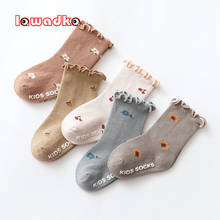 Lawadka/носки для новорожденных девочек весенне-осенние хлопковые детские носки модные носки для новорожденных девочек от 0 до 5 лет 2024 - купить недорого