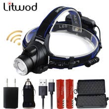 Z20Litwod 568-B XM-L2 U3 Sensor LED headlamp Headlight Aluminum zoom head flashlight torch adjustable led head lamp front light 2024 - buy cheap