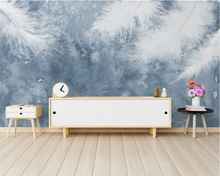 Beibehang-pintura decorativa personalizada, papel tapiz de Fondo Nórdico, minimalista, moderno, pintado a mano, pequeño 2024 - compra barato