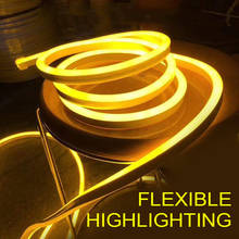 Home Decoration 12V RGB LED Strip Light Neon Light Waterproof SMD 2835 Flexible Ribbon Fita Strip Lamp 1M 2M 3M 4M 5M Tape Strip 2024 - buy cheap