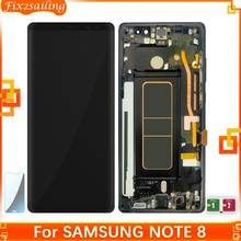 100%Tested SUPER AMOLED N950F LCD For Samsung Galaxy Note 8 Display With Frame Note 8 SM-N950A N950 N950U LCD Touch Screen Parts 2024 - buy cheap