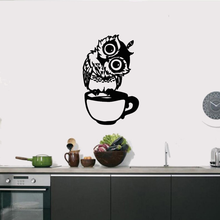 Adesivos de parede para café e cozinha, adesivos decorativos em vinil com citação em inglês, para casa, pvc, para sala de jantar 2024 - compre barato