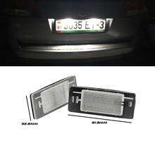 For Opel Vectra C Estate 2002-2008 White Rear Error Free Led Number License Plate Lights Lamp 2024 - buy cheap