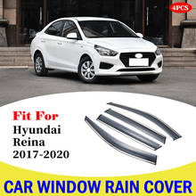 Автомобильный чехол, козырек на окно, солнцезащитный козырек от солнца, дождя, ветра, защита от тента для Hyundai Reina 2017-2020, защита от погоды, автомобильные аксессуары 2024 - купить недорого
