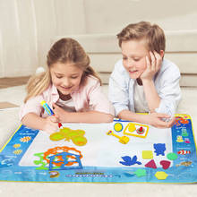 Large Magic Water Drawing Mat 120x80cm Marine Life Writing Mats With Doodle Pens Educational Toys Painting Carpet for Kids 2024 - buy cheap