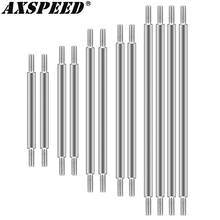 AXSPEED 12PCS Metal Link Rod Kit Sturdy Vehicle Steering Suspension Linkage for 1/10 Traxxas TRX6 RC Crawler Truck Parts 2024 - buy cheap