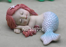 New Product!!1pcs Side Sleeping Mermaid (zx380) Food Grade Silicone Handmade Soap Mold Crafts DIY Mould 2024 - buy cheap