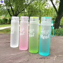 new Colorful Heat-resistant glasses Water glass bottle 400 ml cool juice drinking cup diameter 45mm x height 19cm 2024 - buy cheap