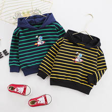 Spring Autumn Boys Sweatshirts Legoes Long Sleeved T-Shirts Baby Strips Girls Hoodies Children Clothes Toddler Out Top Coats 2024 - buy cheap