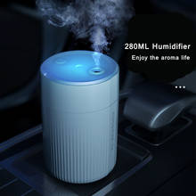 280 мл увлажнитель воздуха, Ароматический диффузор эфирного масла, ночник, мини-USB, распылитель тумана для дома, автомобиля, ароматерапия, нано-спрей 2022 - купить недорого