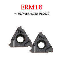 ERM ERM16 -1.0ISO PC9030 1.5ISO 2.0ISO 2.5ISO 3.0ISO AG55 AG60 CNC Original Carbide Threaded Inserts Processing Stainless Steel 2024 - buy cheap