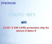 10pcs ESDZV5-4BF4 DZ201_E DZSIM_K SIM CARD protection chip for iphone 8 8plus X 2024 - buy cheap
