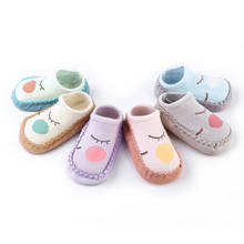 Fashion Baby Socks With Rubber Soles Infant Baby Girls Socks Anti Slip Newborn Baby Boys Socks Shoes Autumn Baby Floor Shoe 2024 - buy cheap