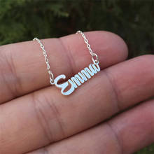 Custom Name Necklaces Baby Girl Name Necklace Stainless Steel  Name Jewelry Bridesmaid Gift Baby Shower Gift For Her 2024 - buy cheap