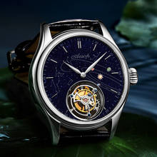 Aesop Real Mechanical Sapphire Tourbillon Mens Watch Beautiful Busniness Fashion Quality Watch For Men Tourbillon Wristwatches 2024 - buy cheap