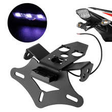 Eliminador de para-lamas com lâmpada led branca, suporte para placa de moto, para honda cbr1000rr 2008 a 2016 2024 - compre barato