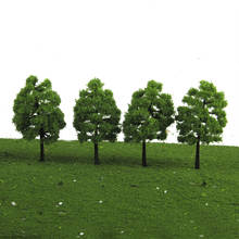 120 pacotes de árvores de modelos ferroviários verdes 1/100 oo escala de paisagem de paisagem 2024 - compre barato
