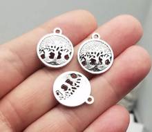 30pcs/lot--16mm, tree cham,Antique silver Plated tree of life charms,DIY supplies,Jewelry accessories 2024 - buy cheap