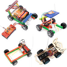 Kit de brinquedos de carro de corrida com controle remoto, diy, experimento da ciência, brinquedos educativos, tecnologia, construção eletrônica para crianças 2024 - compre barato