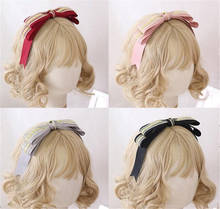 Diadema de lazo Kawaii para niña, diadema KC Lolita, tocado para el pelo, accesorios para el cabello para mujer B1510 2024 - compra barato