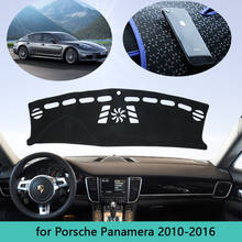 Car Dashboard Carpet Cover For Porsche Panamera 2010~2016 Dash Mat Cape Anti-dirty Sun Shade Dashmat Automotive interior 2011 2024 - buy cheap