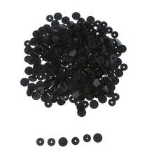 100 Sets T3 Resin Snaps Caps Poppers 10.7mm Black Plastic Poppers Buttons Snap 2024 - buy cheap