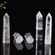 250g Natural Clear Quartz Point Crystal white Tower 4-10cm Healing Stone Hexagonal Prisms Obelisk wand home Decor 2024 - buy cheap