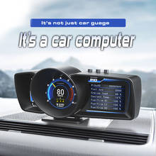 Автомобильный проектор HUD C3 на лобовое стекло, с дисплеем OBD HD, GPS-навигацией, Bluetooth 2024 - купить недорого