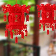 Hanging Chinese Red Lantern Happy New Year Decorate Beautiful Lamp Chinese Lantern Fashion Home Good Luck Traditional 2024 - buy cheap