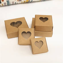 Kraft paper gift cardboard packaging paper box Craft carton package for packing handmade soap/candy box 2024 - buy cheap