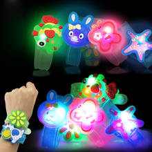Night Light Watch Strap Cartoons Animal Children With Luminous Led Lights Creative Bracelet Watch Flash Wrist Luminous игрушки 2024 - buy cheap