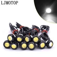 Luz led olho de águia, 10 peças, luz reversa de circulação diurna drl para honda cbr300fa cbr500r cbr500f cbr500x rc51 2024 - compre barato