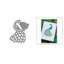 Troqueles de corte de Metal para álbum de recortes y tarjetas, troqueles para manualidades artesanales de animales de Peafowls elegantes, decoración con relieve, sin sellos, 2021 2024 - compra barato