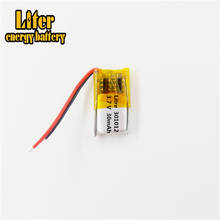 Batería lipo recargable de polímero de litio para Mp3, Mp4, PAD, DVD, bluetooth, 3,7 V, 30mAh, 301012, 301010, 301015 2024 - compra barato