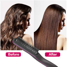 Выпрямитель для волос Comber для прямых и завивки двойного использования с внутренней пряжкой плойка не повреждает ваши волосы ленивая шина 2024 - купить недорого