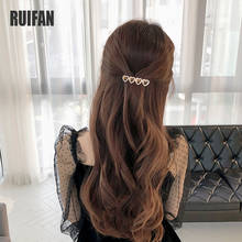 Rufian Sweet Ins Hot Sale Love Heart Shape Simulated Pearl Hair Clip Jewelry Girl Vintage Woman Hair Pins Clip Hairpin YHA011 2024 - buy cheap