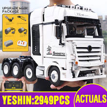 20005 High-Tech Car Toys Compatible With Fully RC Motor ACTROS 4163 Building Blocks Assembly 42043 Bricks Kids Christmas Gifts 2024 - buy cheap