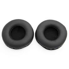 Protetor de orelha de couro macio para substituição em headphone para sony mdr-zx310 k518 k518dj k81 k518le 2024 - compre barato