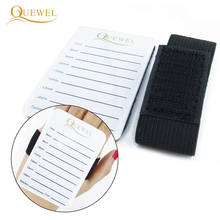 Acrylic lash Small Pallet Eyelash Extensions Lashes Tile Palette with Belt Adhesive Glue Quewel Holder Eyelashes Extensions Tool 2024 - buy cheap