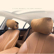 Encosto de cabeça para carro, suporte automotivo com travesseiro de camurça para descanso do pescoço, para bmw x5, x6, x7, f15, f16, g05, g06 2024 - compre barato