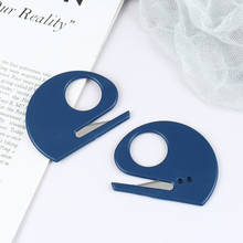 2pcs Plastic Mini Letter Knife Mail Envelope Opener Safety Paper Guarded Cutter 2024 - buy cheap